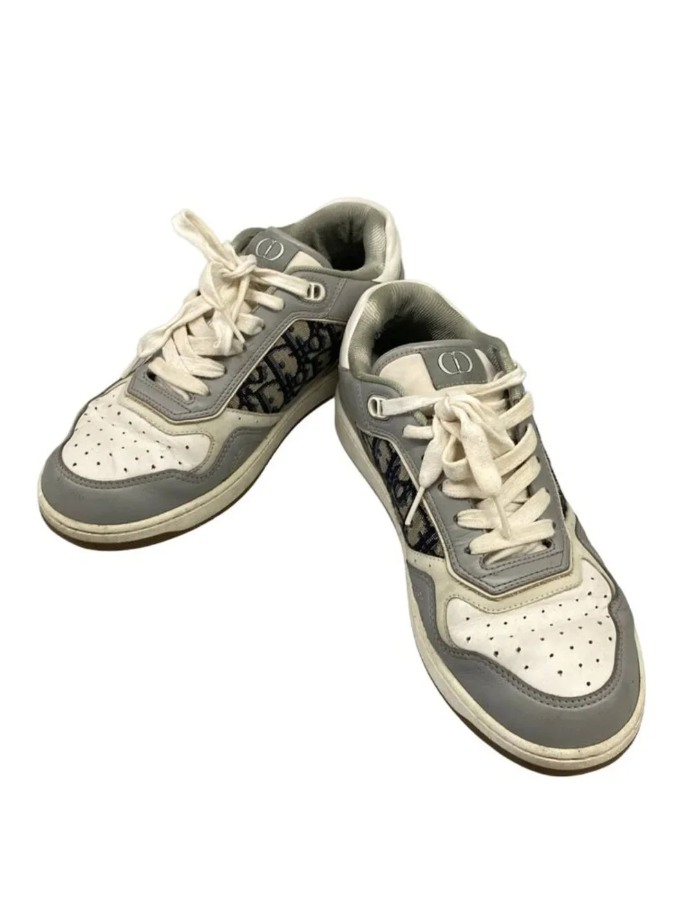 Dior Sneakers 41 Gray Beige Multi Leather - Picture 2 of 9
